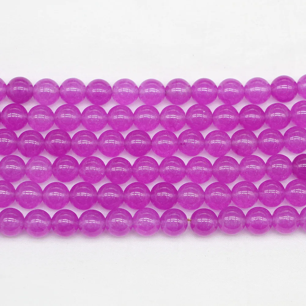 

1Strand 4-12mm Light Purple Quartz Crystal Stone Round Beads Loose Spacer Bead Bracelet Necklace for DIY Jewelry Making Findings