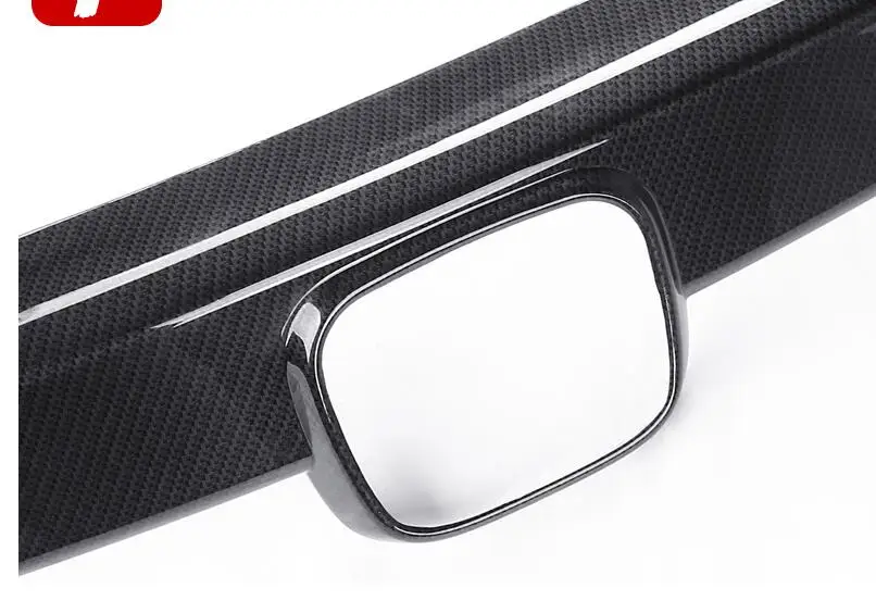 Высококачественная Черная углеродная волокнистая решетка декоративная для Honda