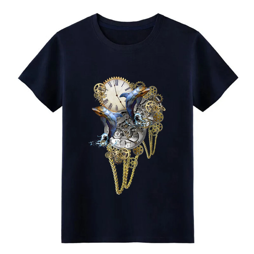 Стимпанк искусство время мир скульптура Бейсбольная Футболка Дизайн 100% хлопок