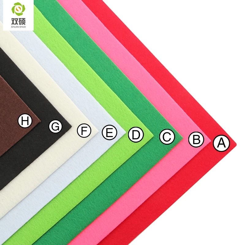 2015 новый высокое качество цвета смешивания полиэстер нетканые войлок ткань DiY