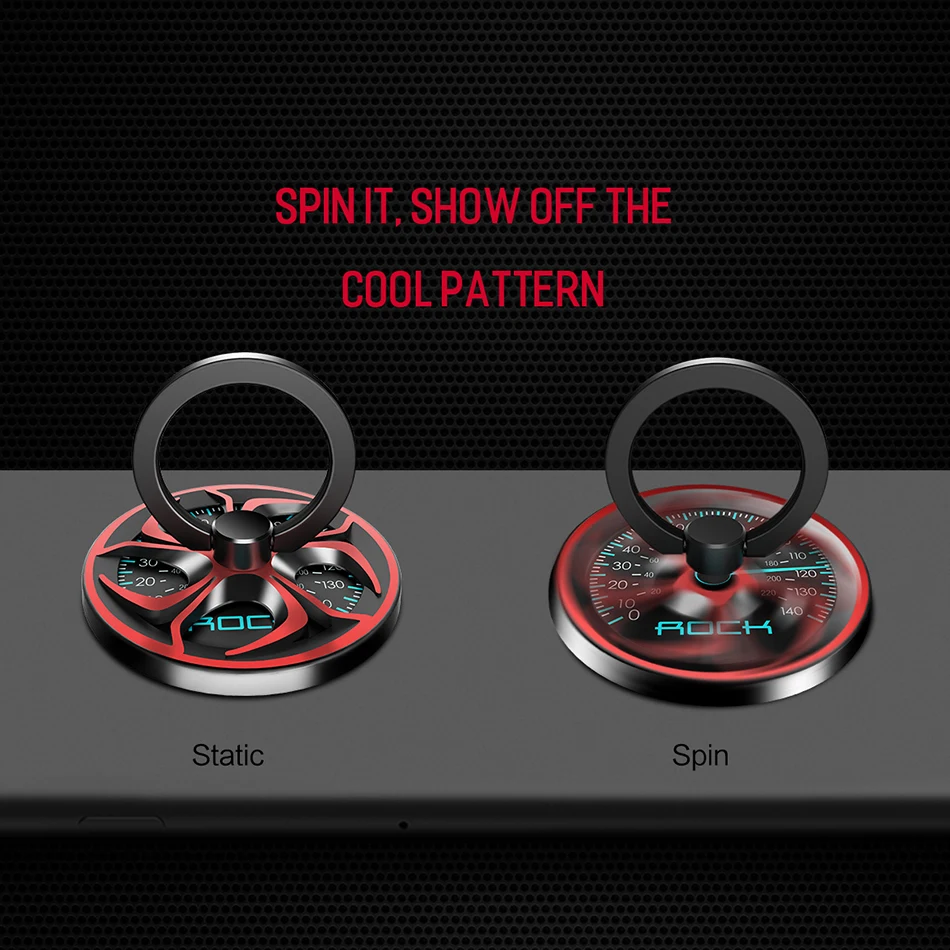 Кольцо-держатель для телефона, рок вращающийся на 360 градусов палец Спиннер металлическое кольцо для телефона Ручка подставка Универсальный Металлический Держатель подставка