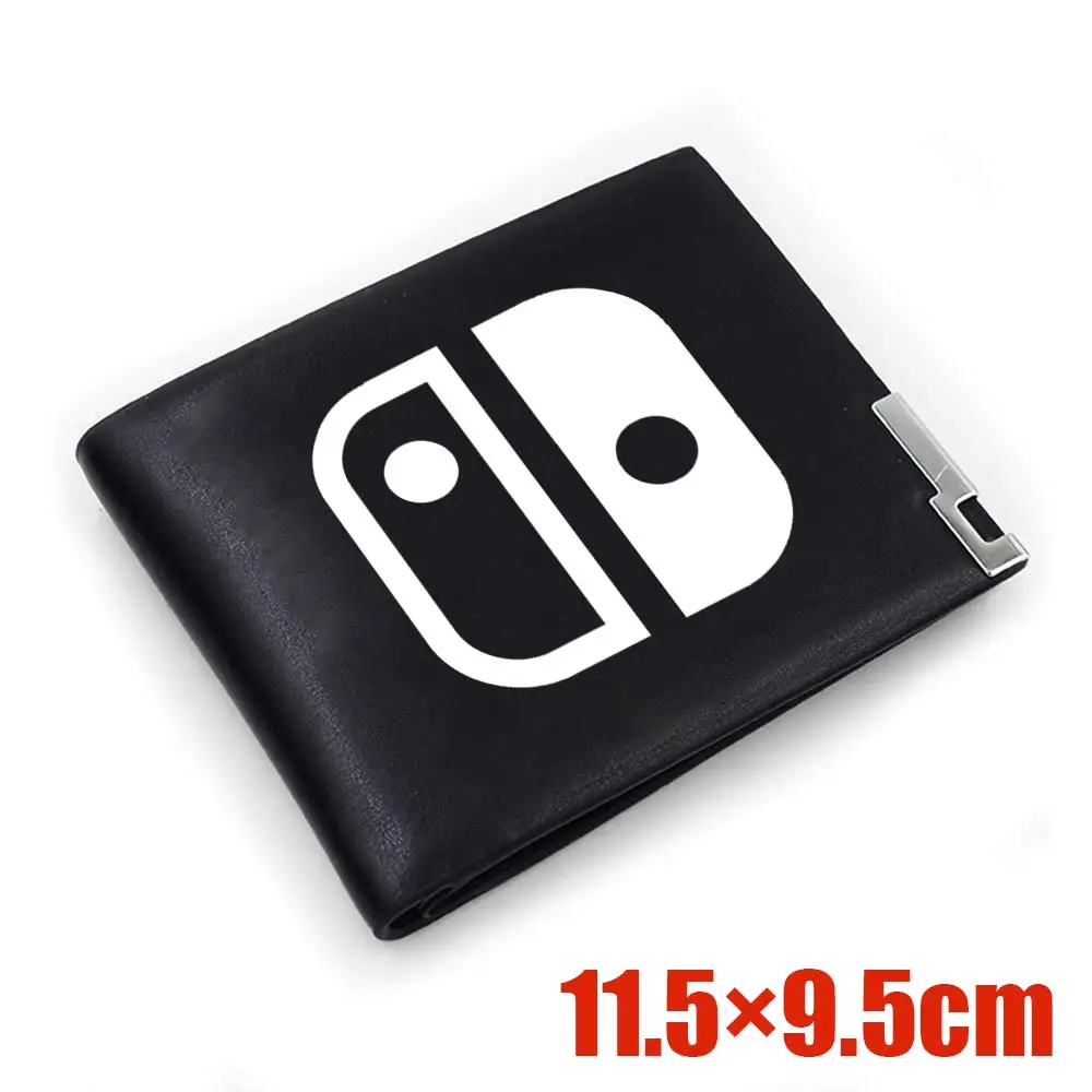 Suncomics playstation 4 кожаные мужские из полиуретана кошелек короткие черные Двойные