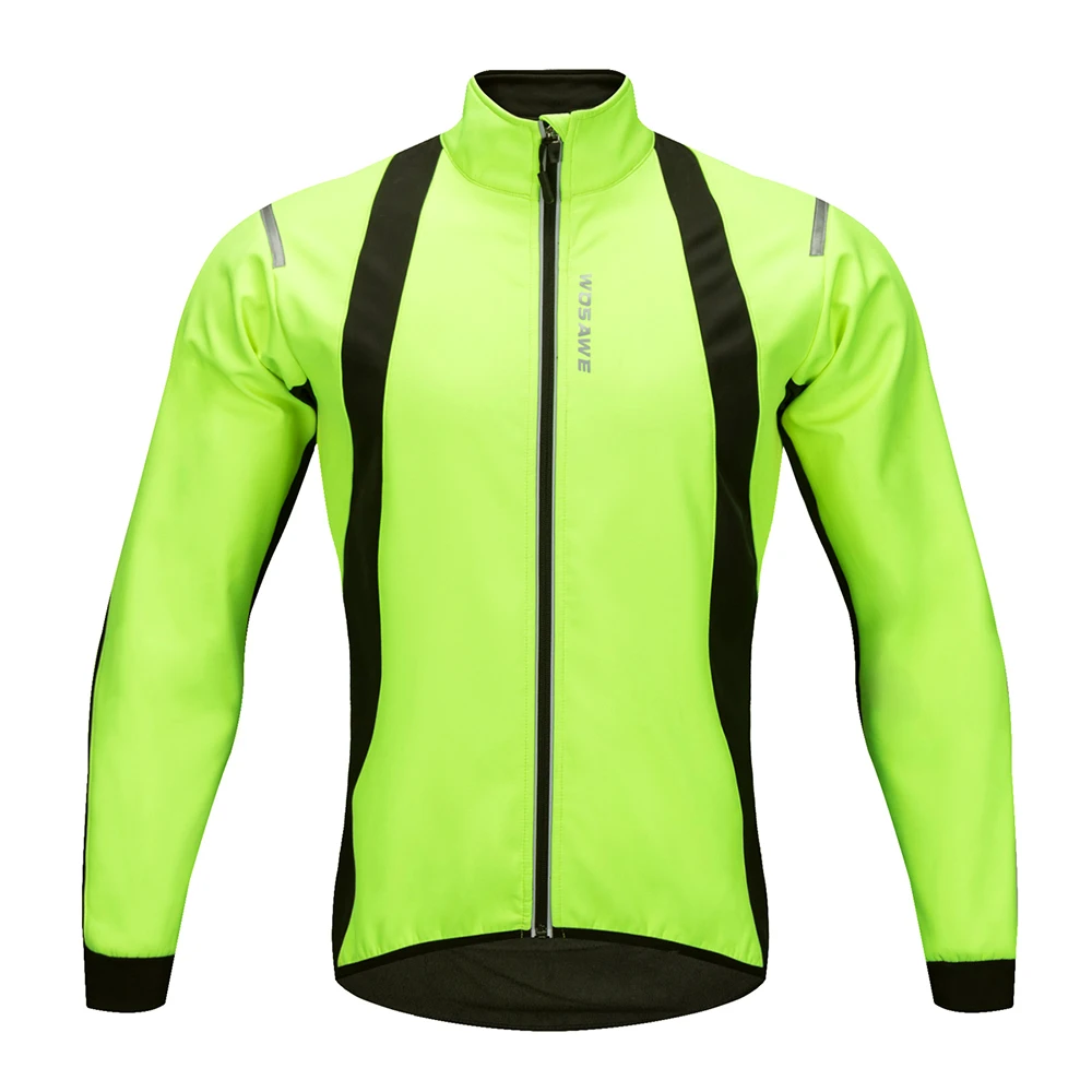 WOSAWE Men's Cycling Jackets Windproof Warm Fleece Winter MTB Bike Bicycle Riding Jersey Outdoor Sport Coat | Спорт и