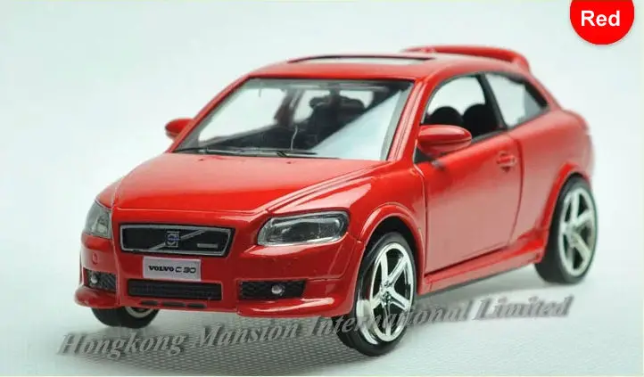1:32 Весы сплав металла литья под давлением модели автомобиля для Volvo C30 игрушки