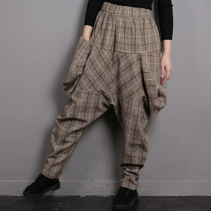 Женские винтажные брюки LANMREM большого размера на лето и весну WH41204 2020 | Женская