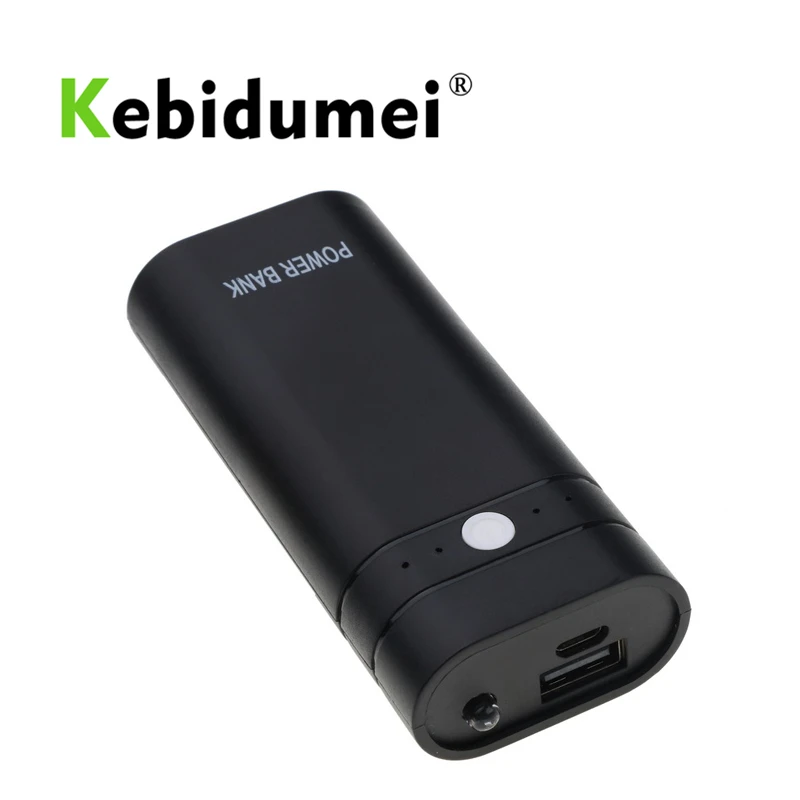 Зарядное устройство Kebidumei Mini 18650 для аккумуляторов внешний аккумулятор 2 в 1