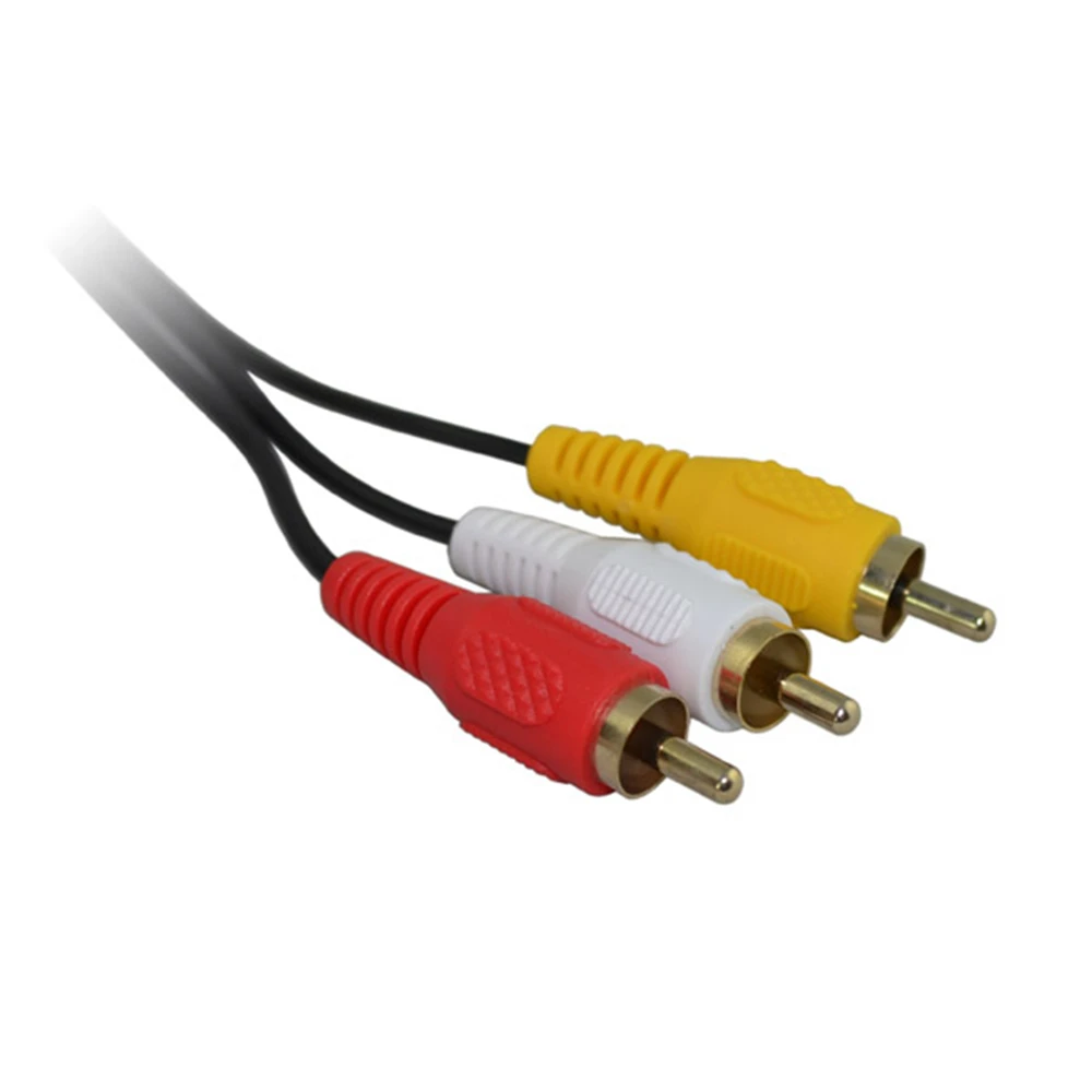 Новый позолоченный аудио видео кабель AV для SEGA Saturn A/V RCA шнур SS|cable for|cable segacable av |