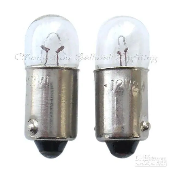 t10x25 GREAT!miniature light bulb A214 12v 2w ba9s sellwell lighting