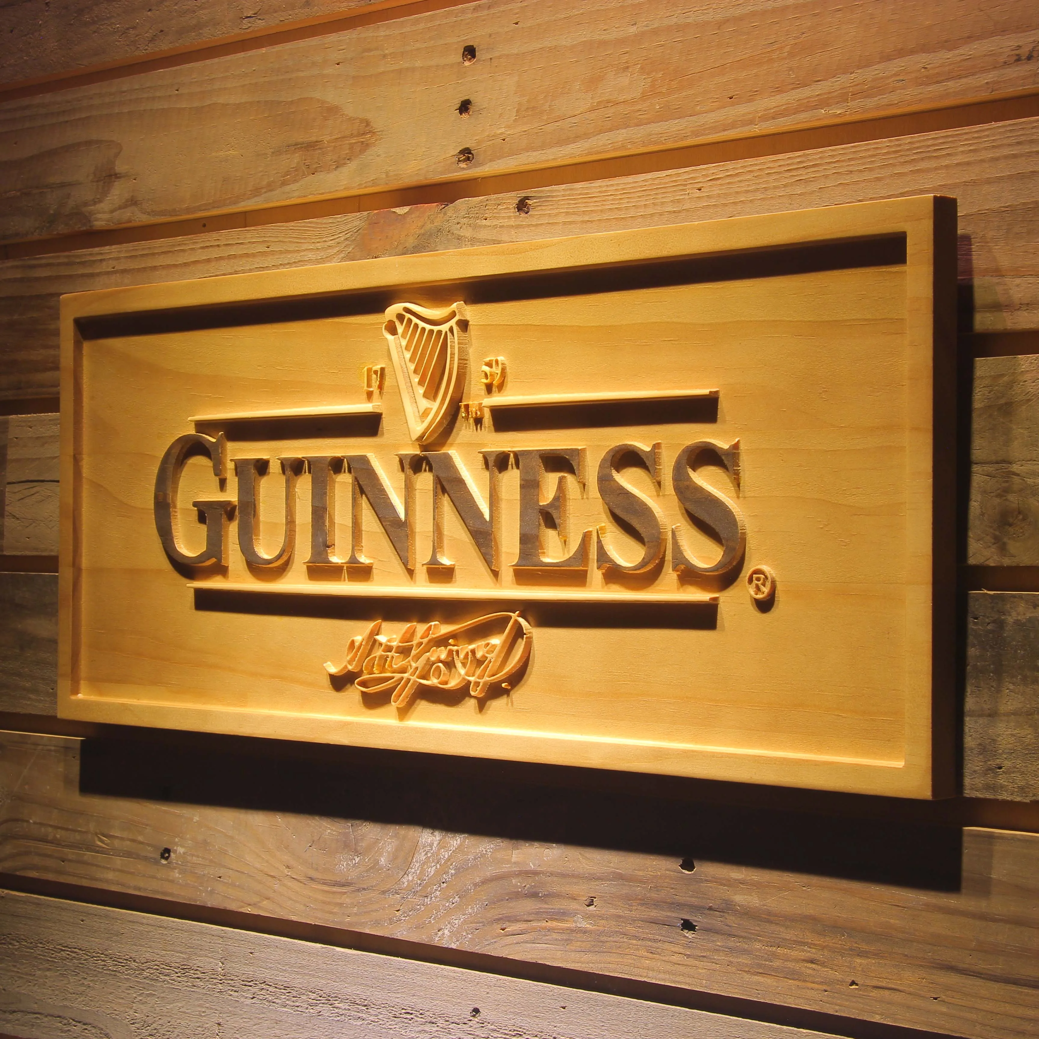 Пивные 3D деревянные знаки GUINNESS Ale|sign|sign woodsign beer |