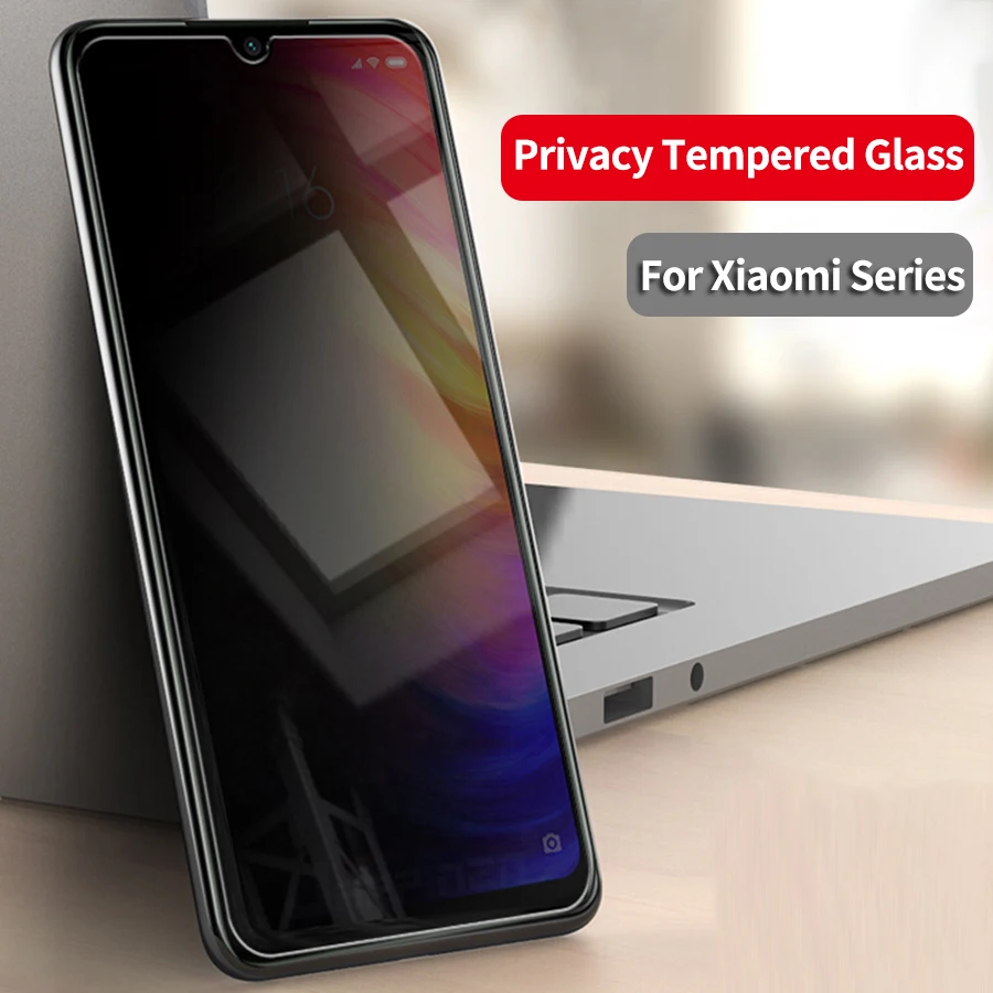 Закаленное стекло для Xiaomi mi 9 8 SE A2 Lite Max 3 mi x 3 Red mi Note 5 6 7 Pro Pocophone F1 антишпионская защитная пленка