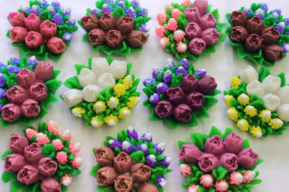 Силиконовые формы для цветов 3d форма тюльпанов мыла лесов подарок на день матери