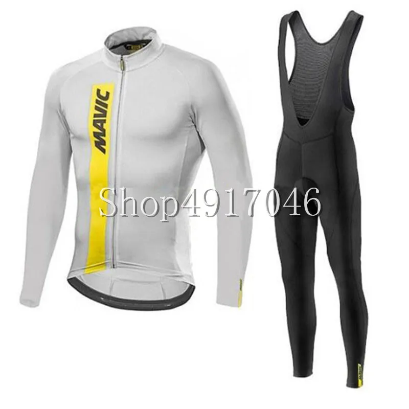 Mavic Specializeding длинный рукав Велоспорт Джерси комплект комбинезон ropa ciclismo