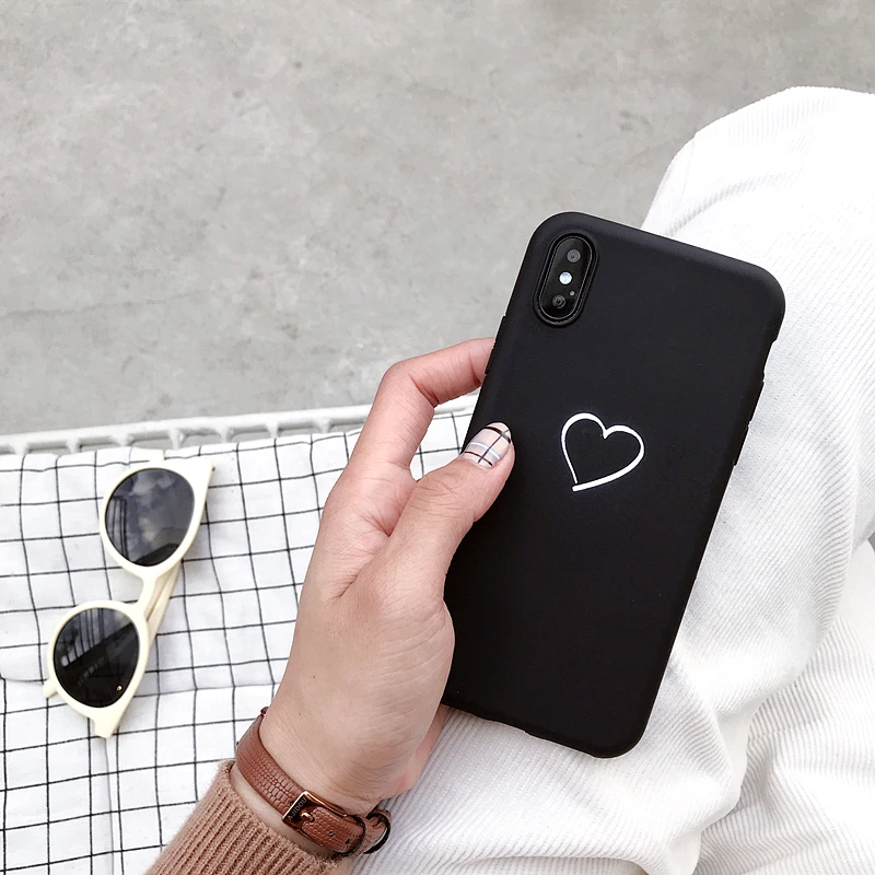Силиконовый чехол для samsung Galaxy A50 A30 A20 A40 A70 A10 A60 A40S чехол милые простое любовное сердечко Крышка для samsung M10 M20 M30 чехол