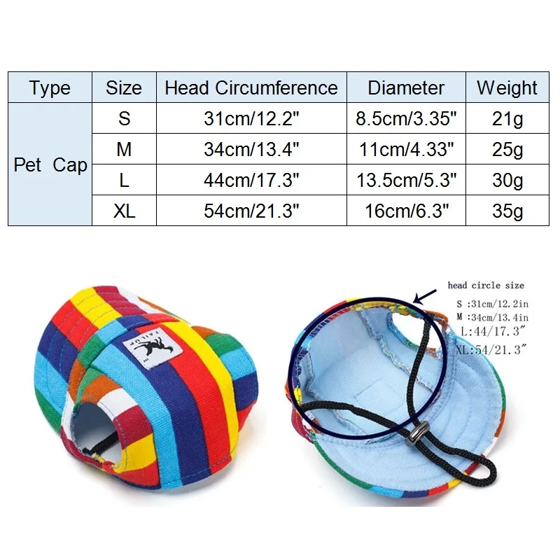 

New Fashion Leopard Summer Pet Dog Hat Cap Outdoor Dog Baseball Cap Canvas Small Dog Sunscreen Accessories 11 Styles