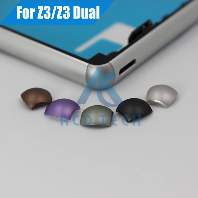 Originale nuovo medio telaio angolare angolo parte per sony xperia z3 z3 dual d6603 d6653 d6633 5.2 pollice nero/bianco/oro/verde/viola