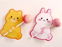 49pcslot 2 style bear rabbit diy decorations cards gift candy paper reward card cute message lollipop decoration cards
