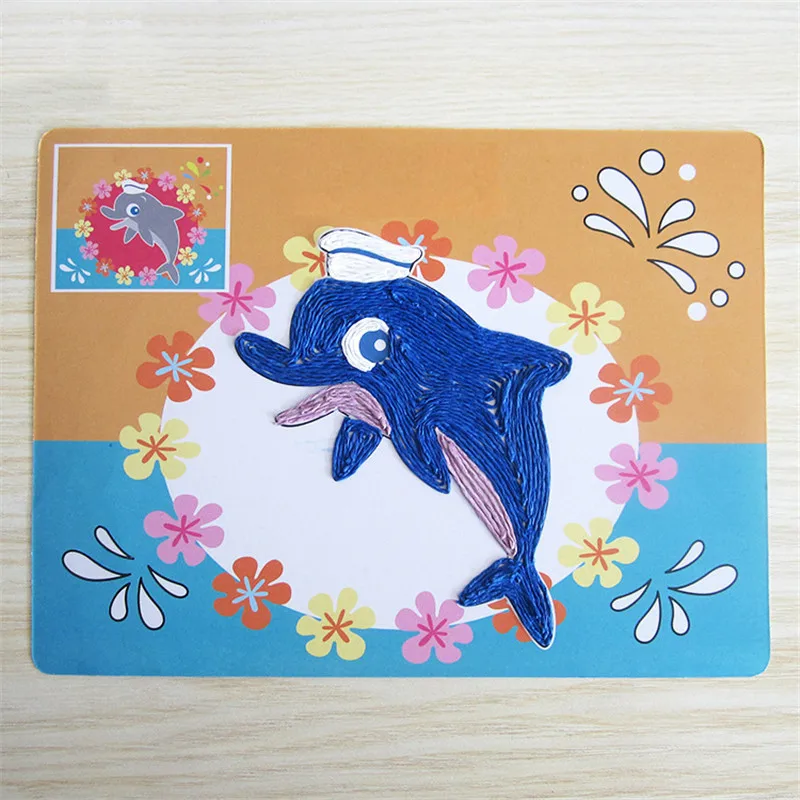 30m/Lot Paper Cords for Kids Children Colorful Thread Rope DIY Handmade Craft Home Wall Decoration Accessories Cord String | Дом и сад