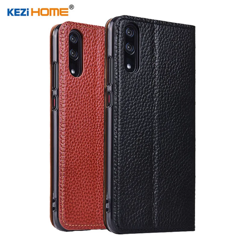 Чехол из натуральной кожи для Huawei p20 pro чехлы задней панели Kezihome huawei NOAV 3e P2 Lite