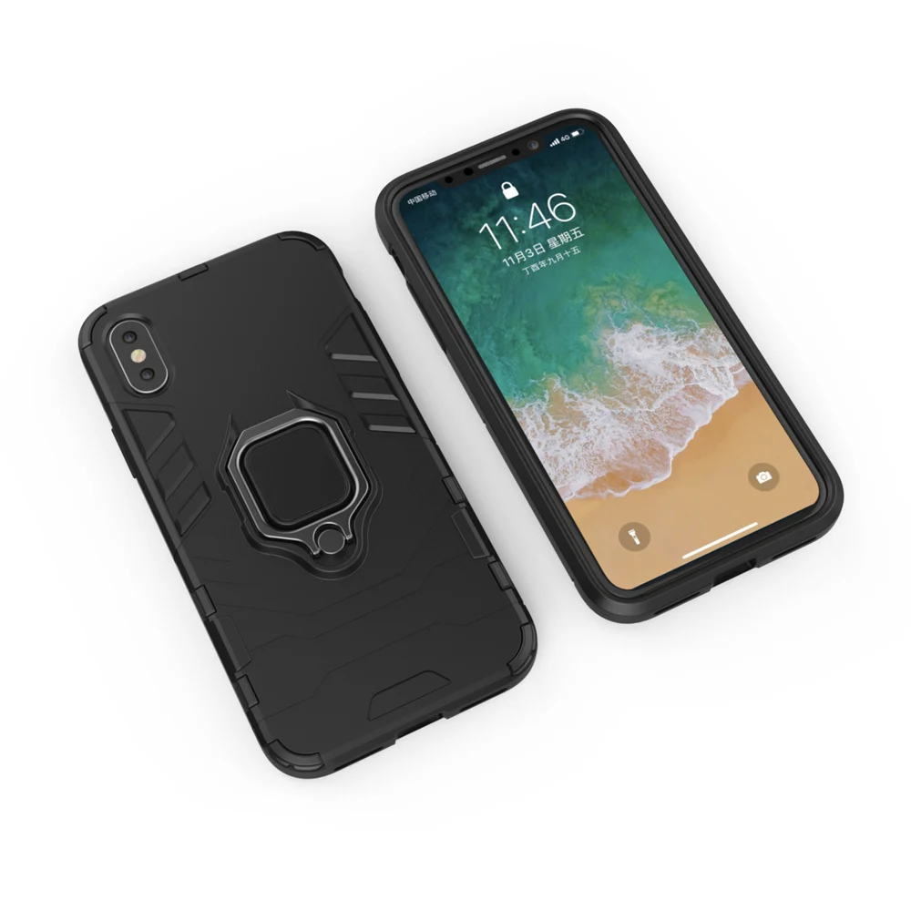 Роскошный противоударный жесткий чехол держатель для Xiaomi Redmi Note 6 5 4X4 Pro Plus