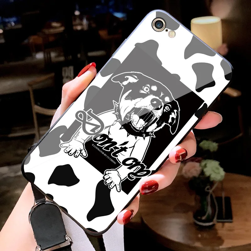 NO.12 Стеклянный чехол IIOZO для iPhone X XS MAX XR 6 6S 7 8 Plus, чехол для телефона s из закаленного стекла с мраморным цветочным узором, чехол для iPhone XS Max - Цвет: NO.12