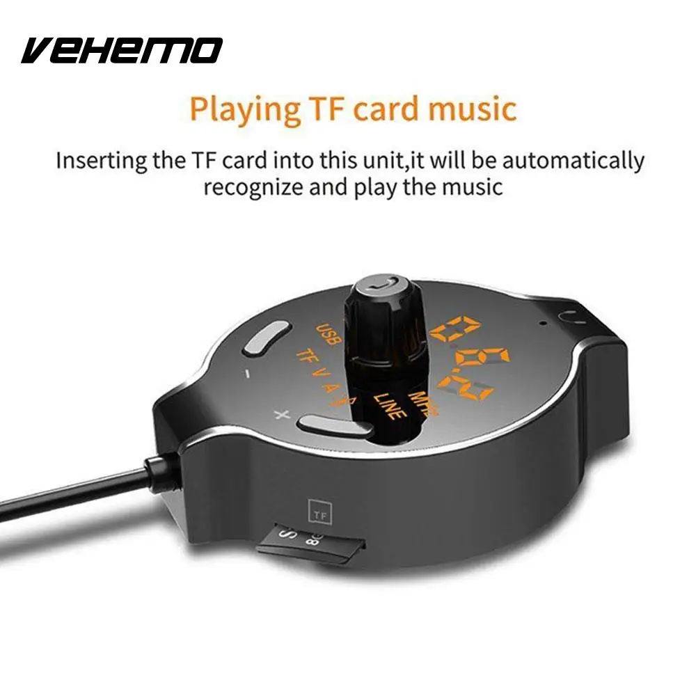Bluetooth Receiver Car FM Transmitter Adapter Handsfree Universal Voltage Detection Smart | Автомобили и мотоциклы