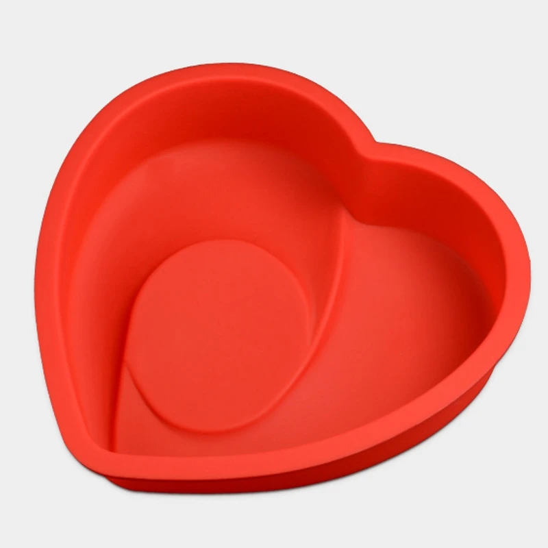 Антипригарная силиконовая форма для торта пиццы хлеба 9 дюймов|heart shaped cake|fondant