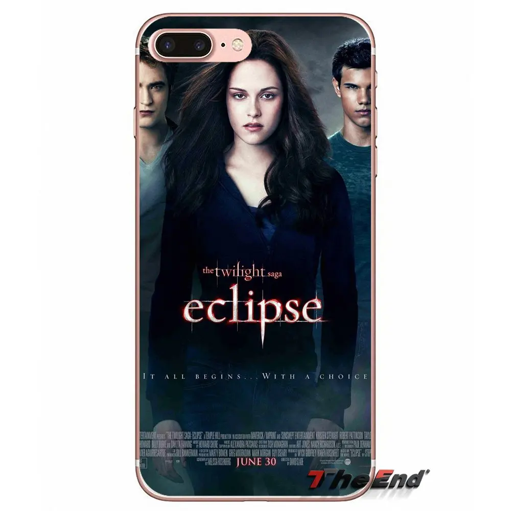 Мягкий ТПУ чехол для iPhone X 4 4S 5 5S 5C SE 6 6S 7 8 Plus Samsung Galaxy J1 J3 J5 J7 A3 A5 2016 2017 twilight saga eclipse Movie |
