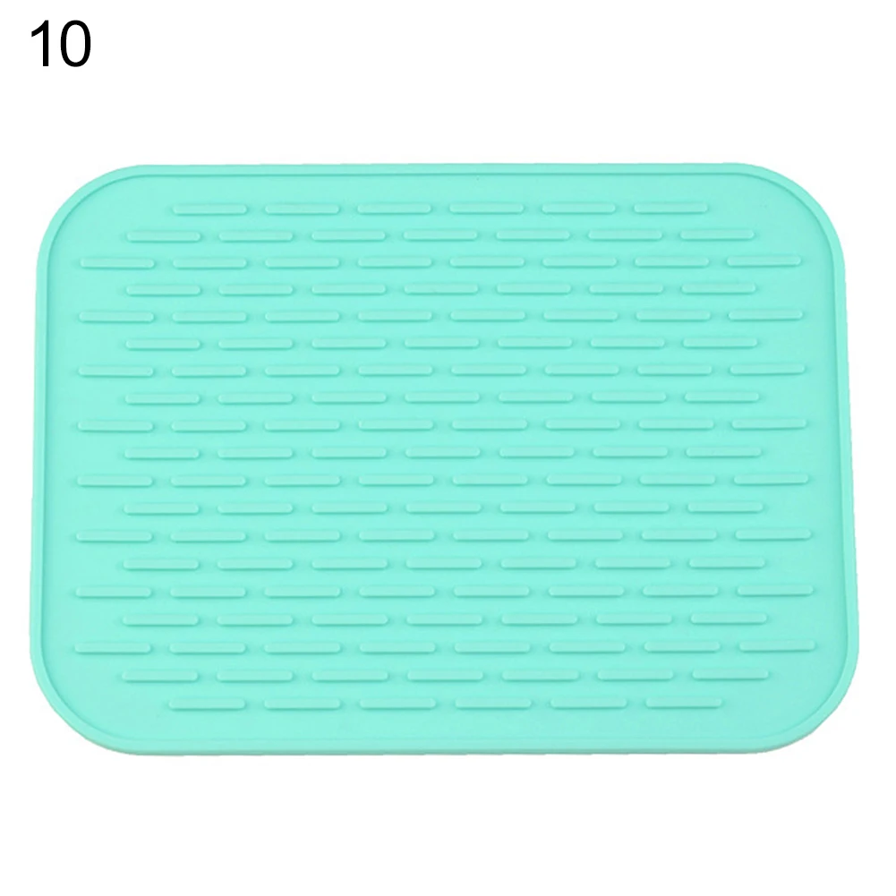 New Kitchen Silicone Heat Resistant Table Mat Non-slip Insulation Pot Pan Holder Pad Cushion Kitchen Pastry Bakeware Mats Placem
