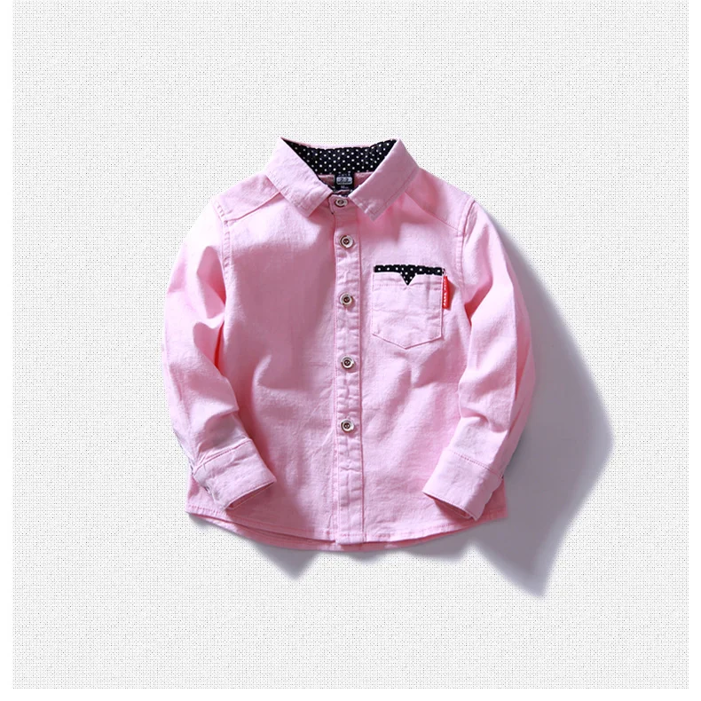 Сезон: весна–лето Повседневная рубашка для мальчиков 100% хлопок Высокое качество