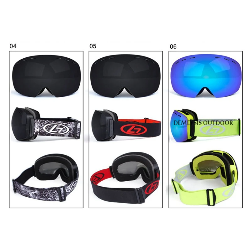 

Ski Goggles Men Women Skating Glasses UV400 Skiing Snowboard Eyewear Anti-fog Snow Skateboard Snowboard Goggles TPU