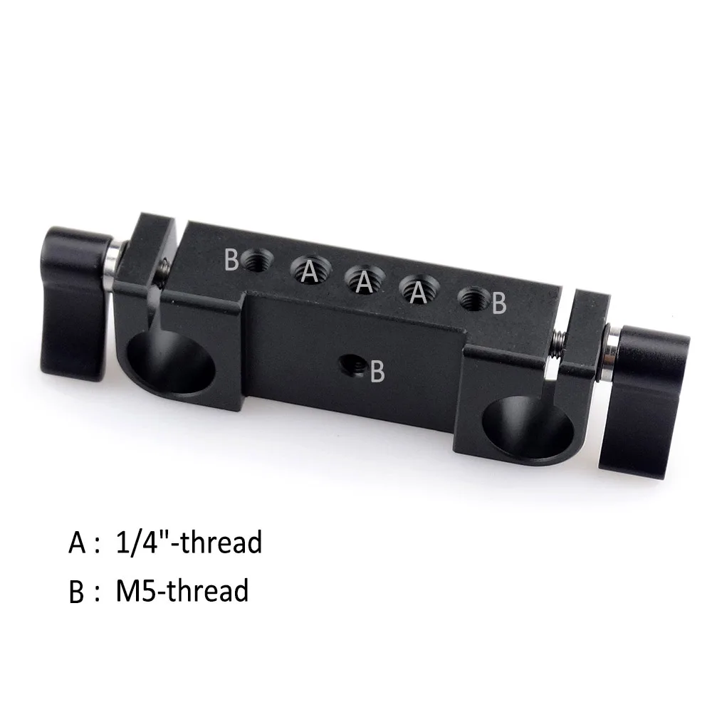 Зажим для рельсовой штанги ACCSTORE крепежная рельсовая система камеры DSLR 15 мм