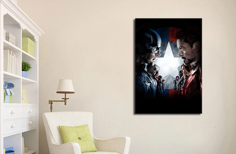 HD Печать на холсте Marvel персонализированные фильмы плакаты Декоративные