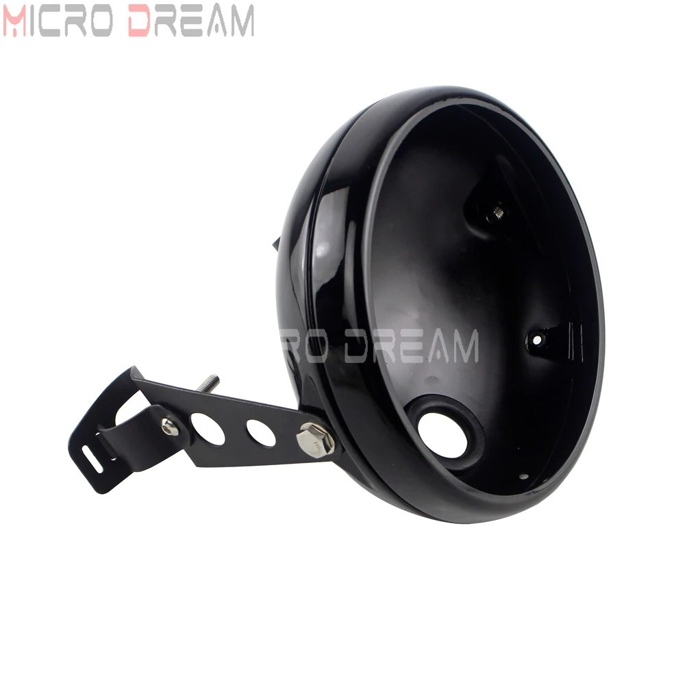 7 дюймовый черный мотоциклетный фонарь с креплением на голову кронштейн зажимом