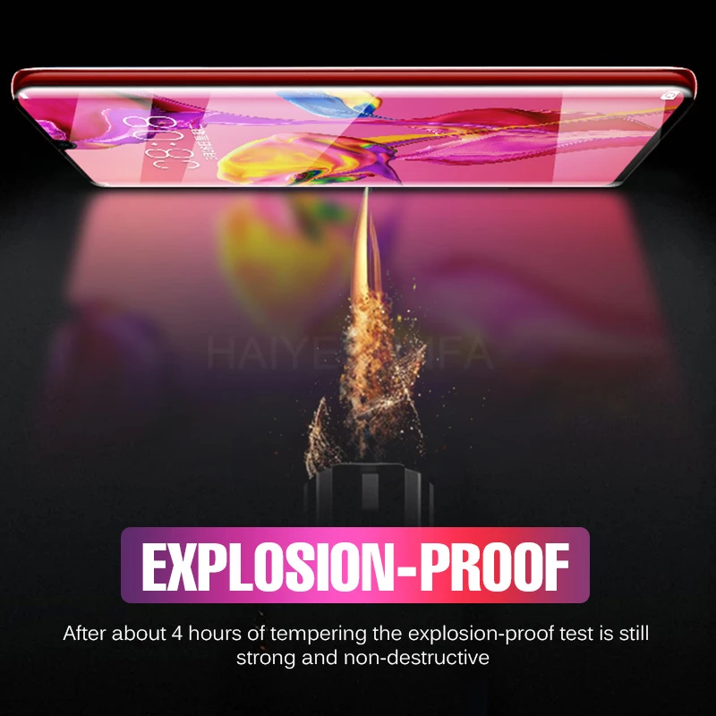 20D Защитное стекло для huawei P30 Lite Honor 8 8X Защита экрана Y7 Y5 Prime 2018 Y6 Y9 2019 закаленное |