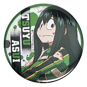 My Hero Academy Аниме Boku No Hero Academy торговый боевой значок Deku Shoto Denki Asui значок аниме брошь на булавке - Окраска металла: 06 Tsuyu Asui