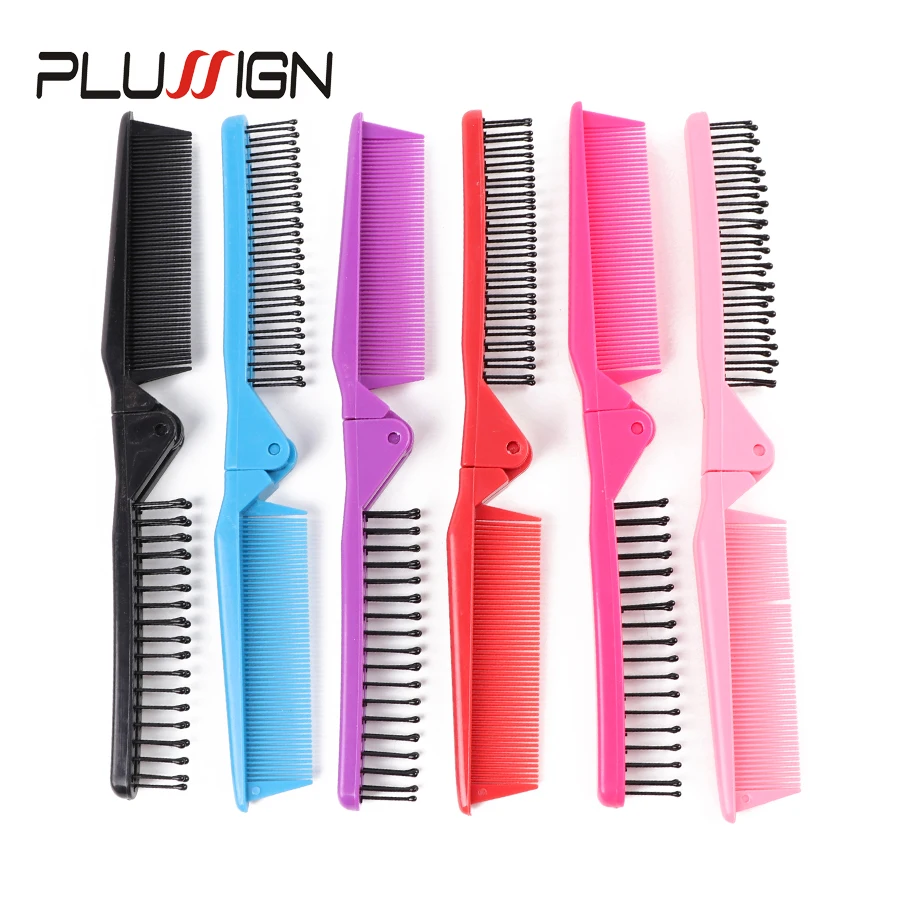 Складная расческа для волос 6 цветов|Круглые щетки| |