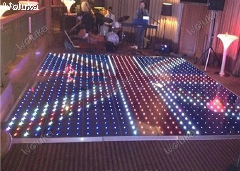 Stage equipment LED full-color video flooring wedding performance stage floor lamp CD50 W03 | Освещение