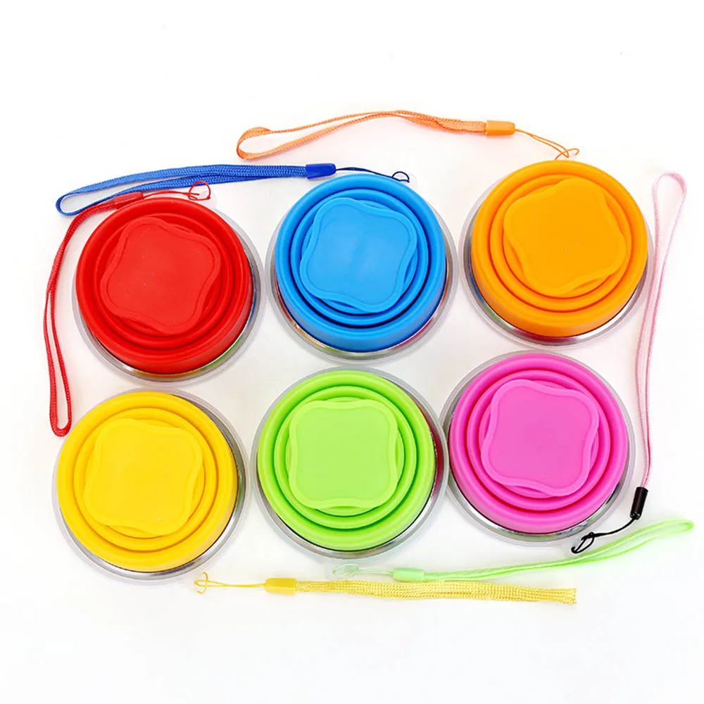 

Mini Portable Travel Outdoor Cup Retractable Folding Telescopic Collapsible 200mL