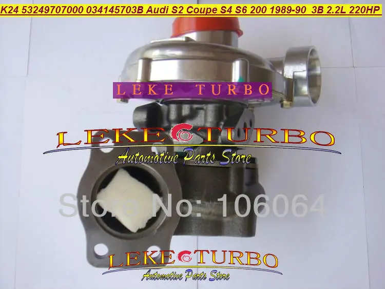 K24 53249707000 53249707002 53249887002 034145702 турбо для audi 80 S2 S4 S6 Coupe 200 quattro 1989 3B AAN ABY 2.2L 220HP|turbo turbo