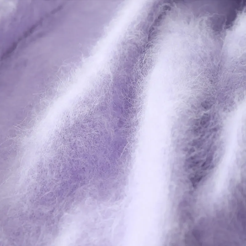 2019 New Styles Cardigan Female Long 100% Genuine Mink Cashmere Fluffy Sweater Solid Color Autumn Winter Women Cardigans Coat |