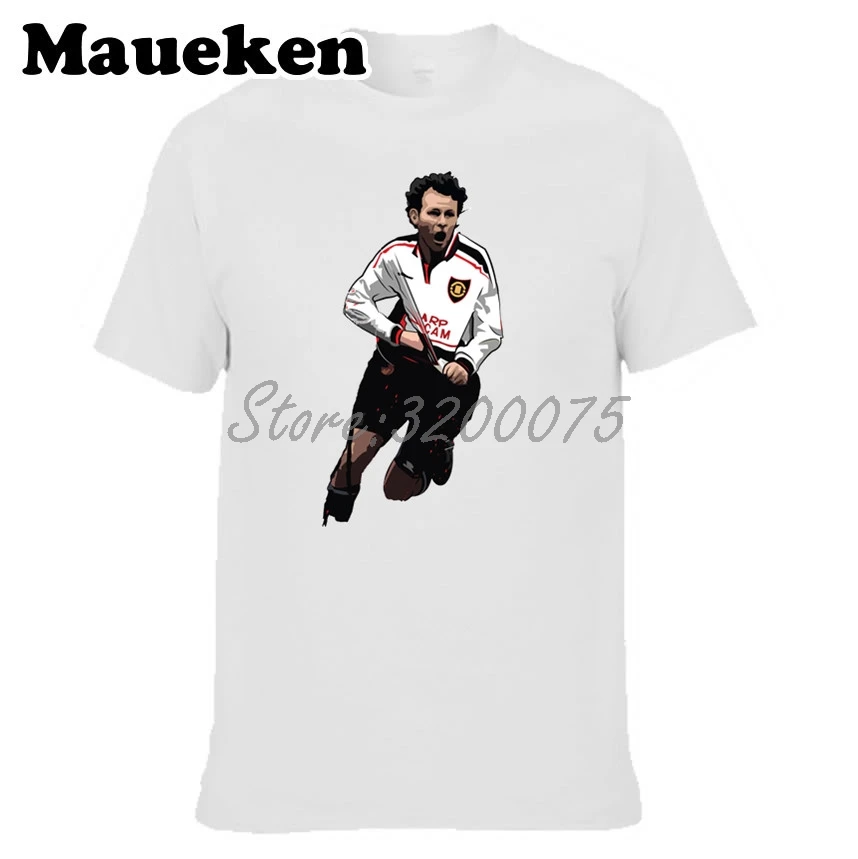 Мужская футболка Ryan Joseph Giggs 11 Legend Captain красная одежда мужская для поклонников