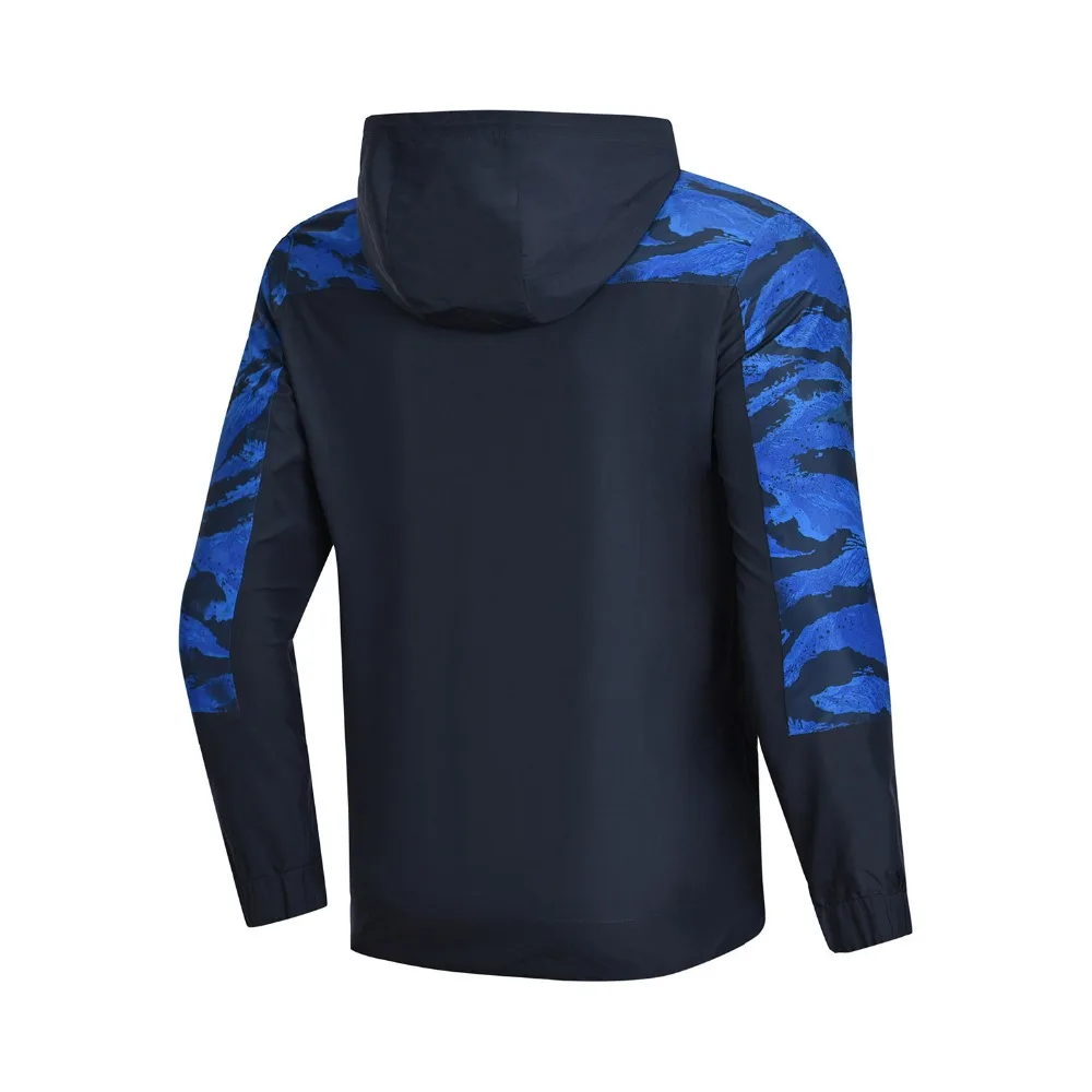 Мужская ветровка для баскетбола Li-Ning стойкая Ветровка из 100% полиэстера