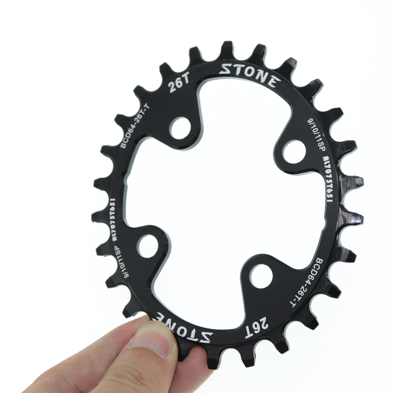 Каменная цепь 64BCD овальная для Shimano XTM780 M785 22T 24t 26t 28T зуб MTB велосипедная Звездочка зубная пластина 64 bcd односкоростная