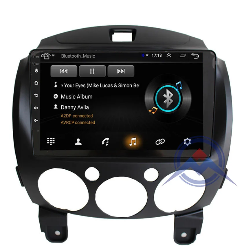 ZOHANAVI 9inch 2.5 D Android 9.0 car Multimedia Player For Mazda 2 2007- Car auto Radio DVD Player GPS Navigation map