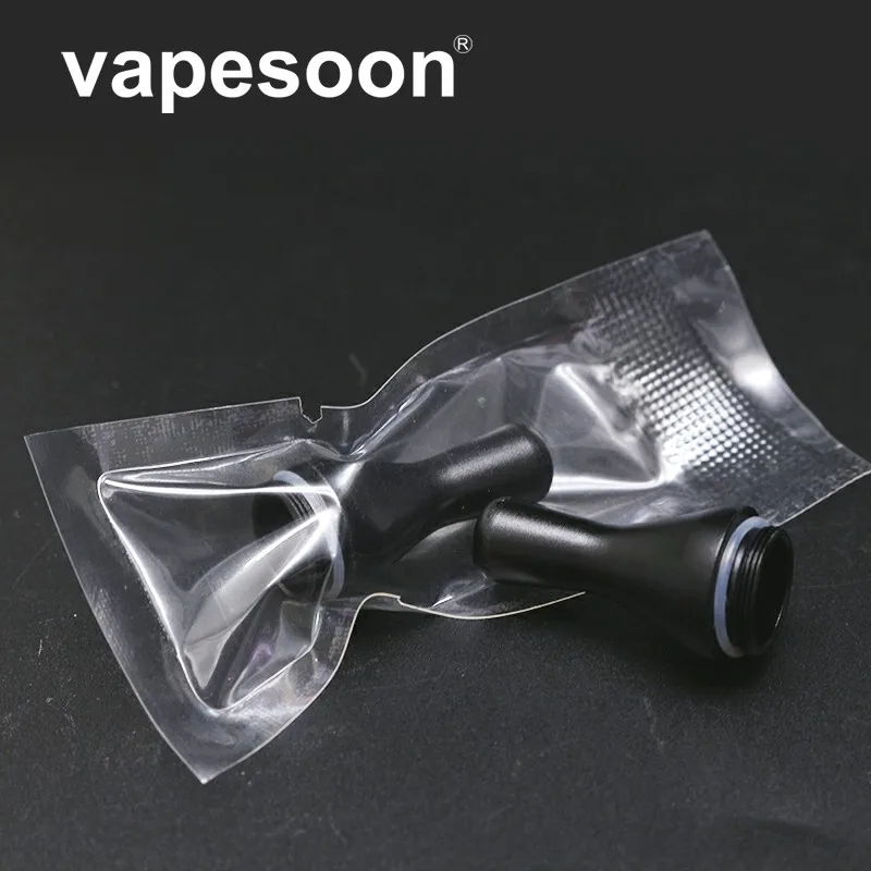 

High Quality Black Aluminum Drip Tip Mouthpiece Fit for T2 2.4ML Atomizer Tank