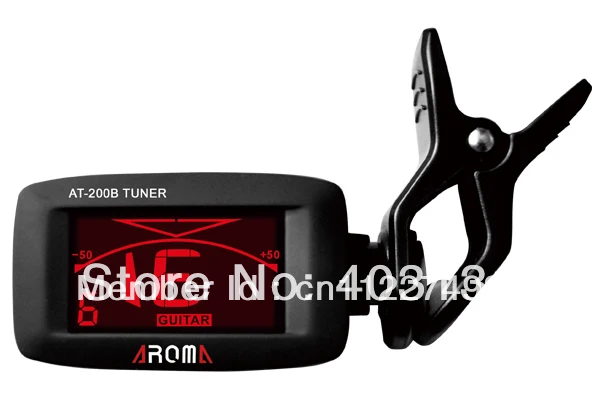 Гитара фирмы Арома тюнер AT 200B хроматические гитара и бас тюнинг Бесплатная