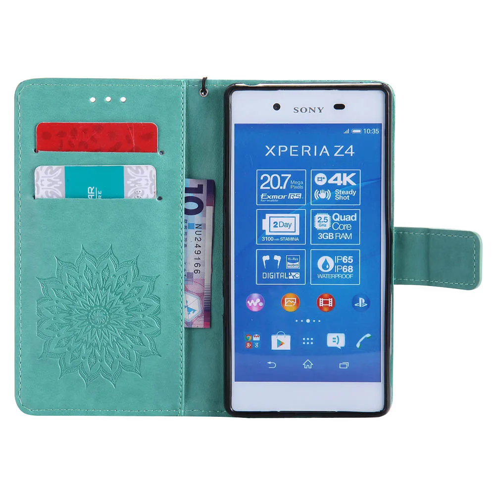 Флип чехол для Sony Xperia Z4 E6553 E6533 402SO SOV31 кожаный Z 4 E 6553 6533 402 SO SOV 31 чехлы сумка