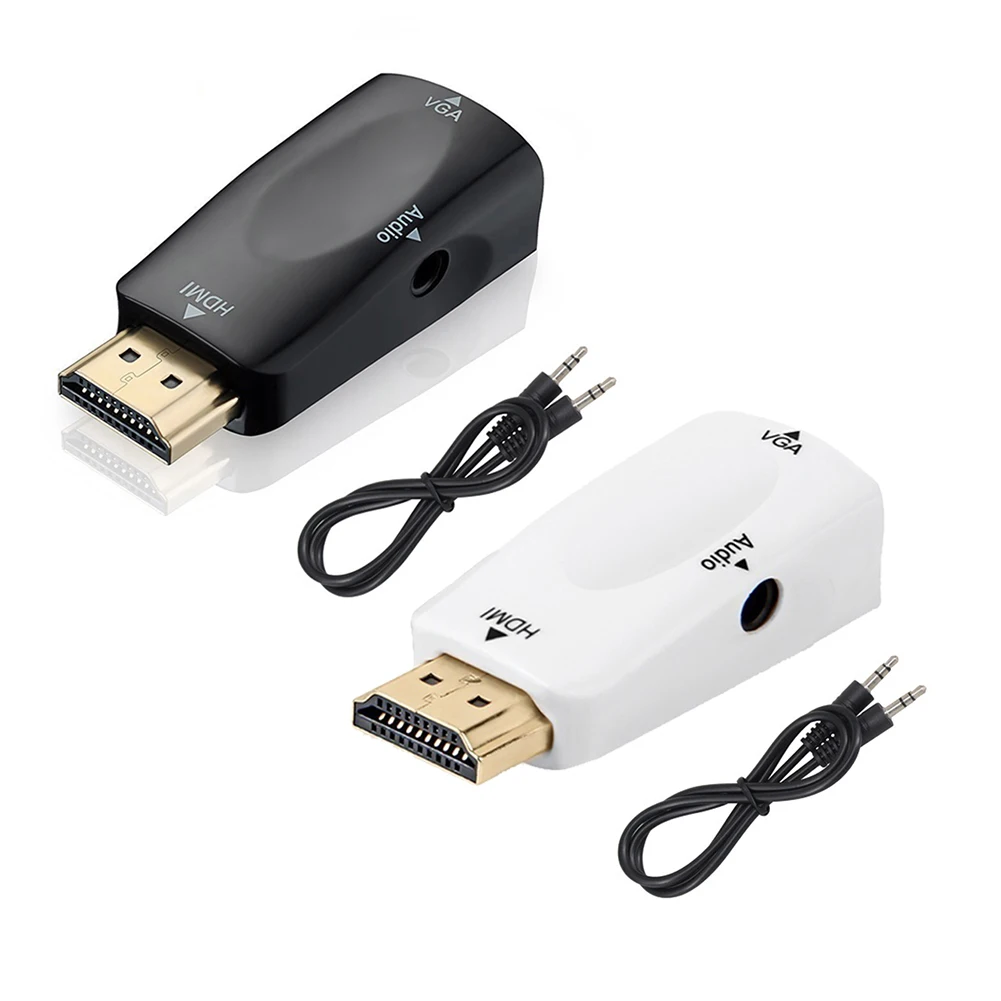 1080P HDMI папа к VGA Женский адаптер видео конвертер с аудио выходом N3 |