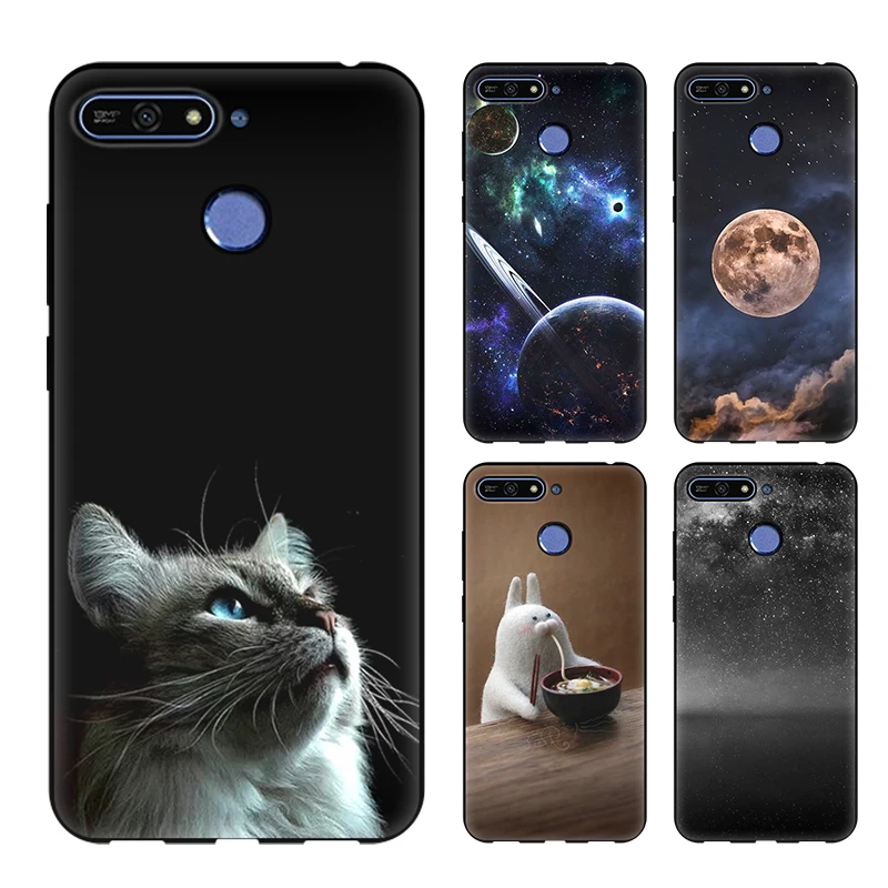 ITien элегантный мультфильм милый дизайн стиль силиконовый защитный чехол для HuaWei