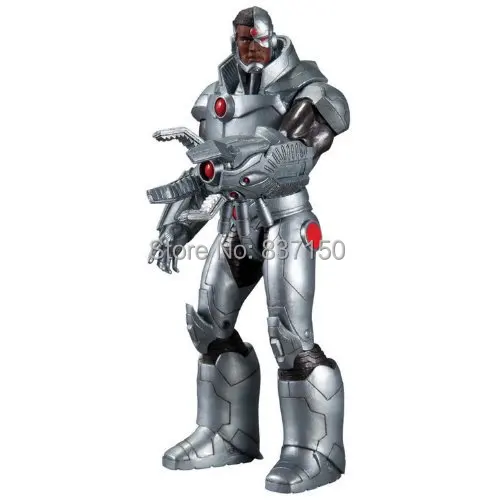 Hot Sale DC Comics Super Hero Justice League Cyborg Victor Stone 17CM Action Figure Toys New In Box | Игрушки и хобби